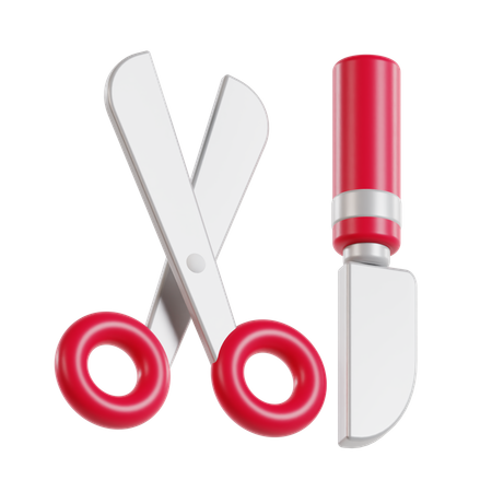 Medical Scalpel  3D Icon