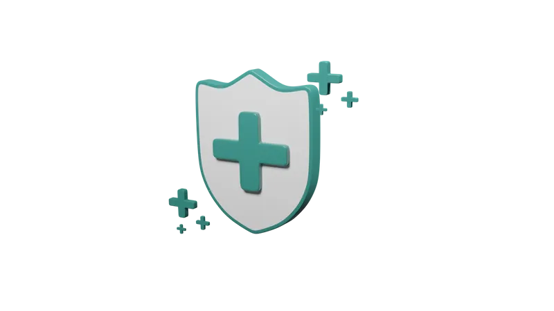 Medical security 3D Icon
