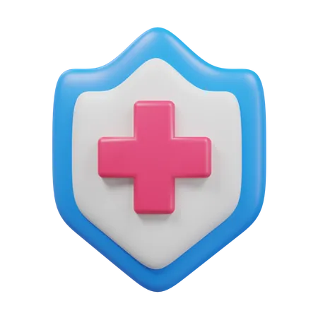 Medical Shield 3 D Icon 3D Icon