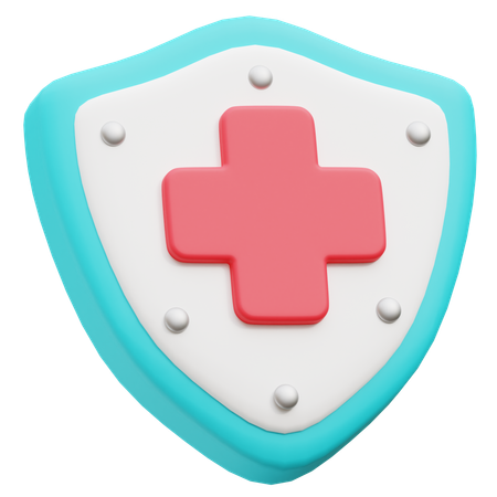 Medical Shield  3D Icon