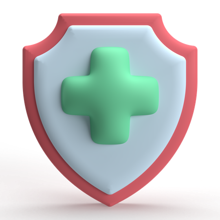 Medical Shield  3D Icon