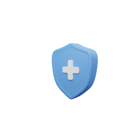 Medical Shield  3D Icon