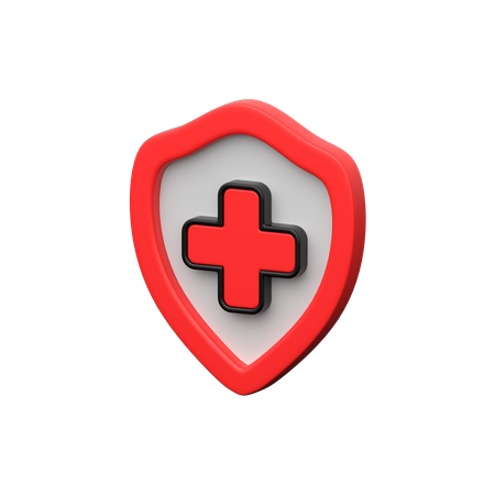 Medical Shield  3D Icon