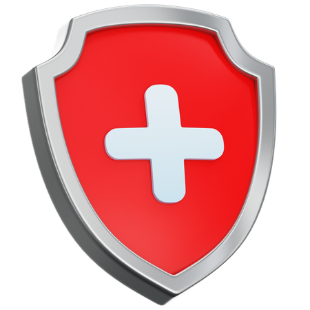 Medical Shield  3D Icon