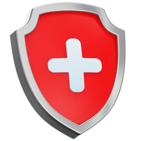 Medical Shield  3D Icon