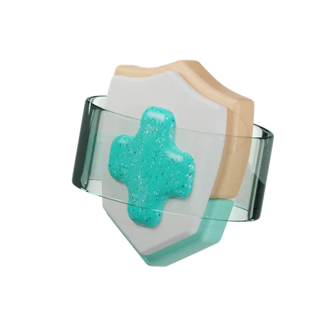 Medical Shield  3D Icon