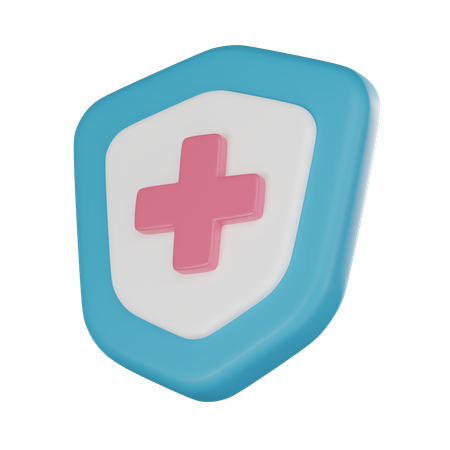 Medical Shield  3D Icon