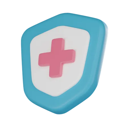 Medical Shield  3D Icon