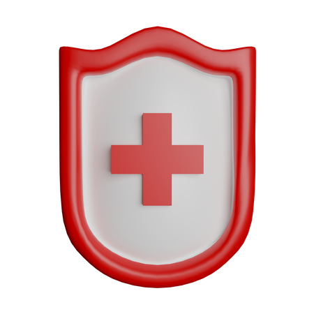 Medical Shield  3D Icon