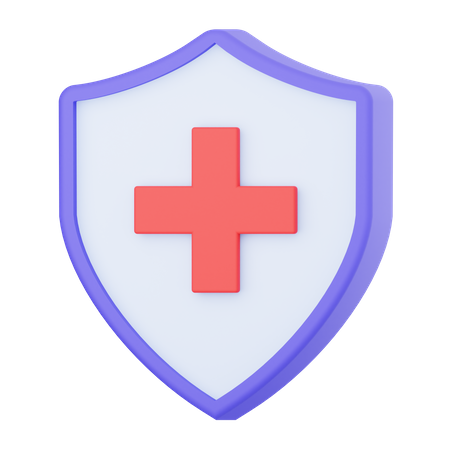 Medical Shield  3D Icon