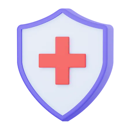 Medical Shield  3D Icon