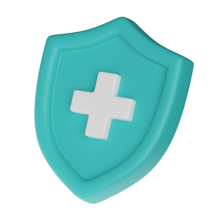 Medical Shield  3D Icon