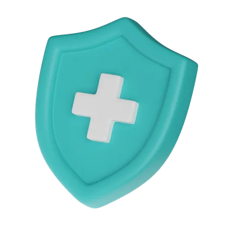 Medical Shield  3D Icon