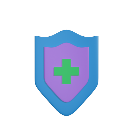 Medical Shield  3D Icon