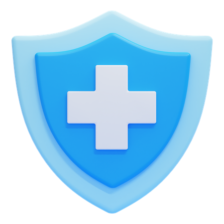 Medical Shield  3D Icon