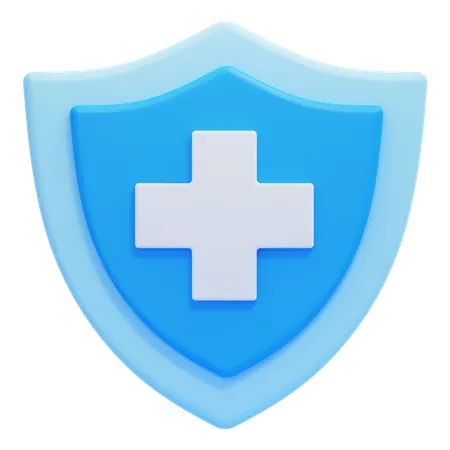 Medical Shield  3D Icon