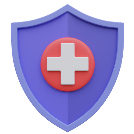 Medical Shield  3D Icon