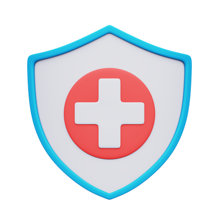 Medical shield  3D Icon