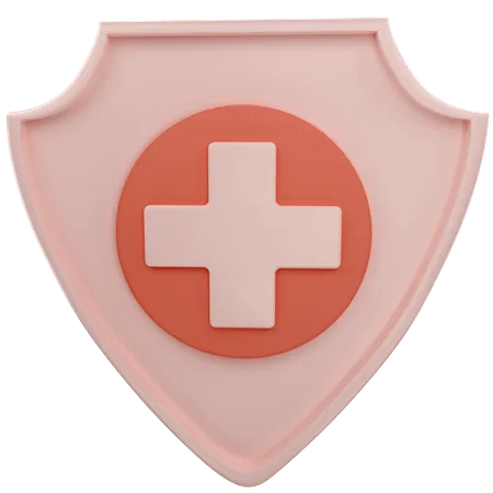 Medical Shield  3D Icon