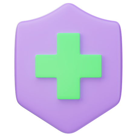 Medical Shield  3D Icon