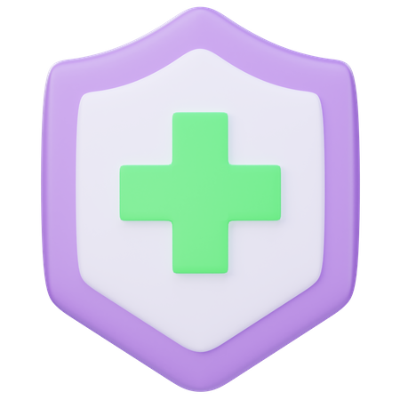 Medical Shield  3D Icon