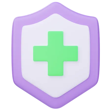 Medical Shield  3D Icon