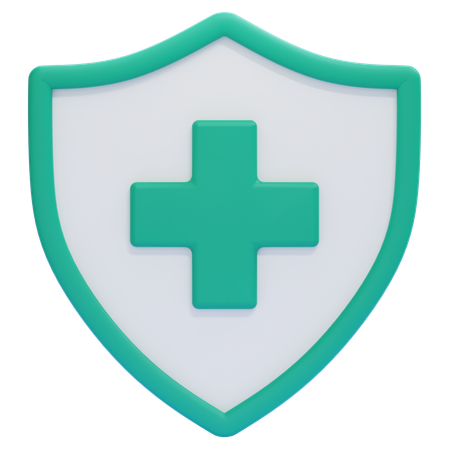 Medical Shield  3D Icon