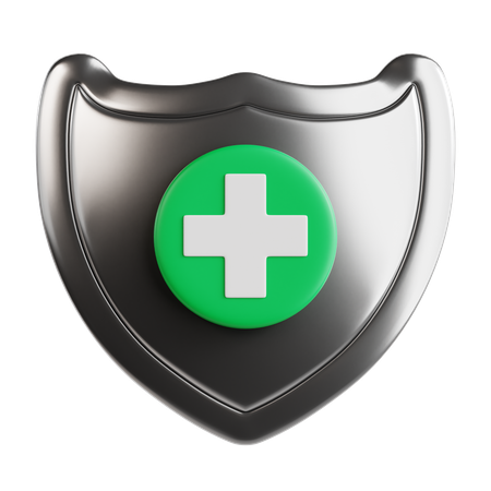 Medical Shield  3D Icon