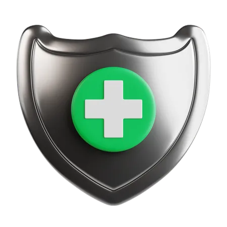 Medical Shield  3D Icon