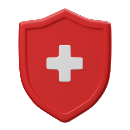 Medical Shield  3D Icon