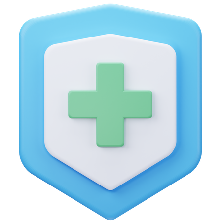 Medical Shield  3D Icon