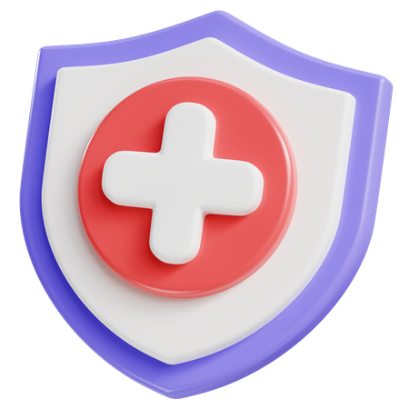 Medical Shield  3D Icon