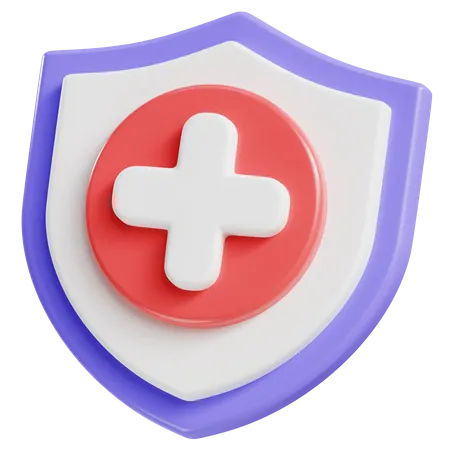 Medical Shield  3D Icon