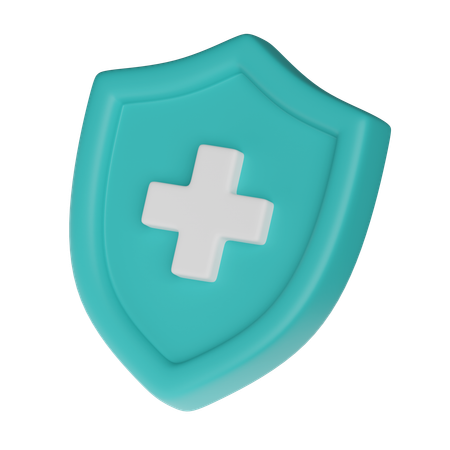 Medical Shield  3D Icon