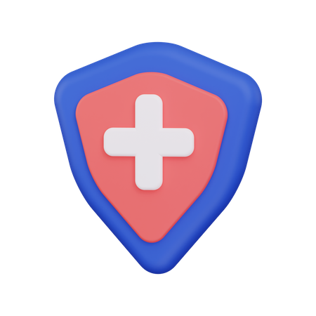 Medical Shield  3D Illustration