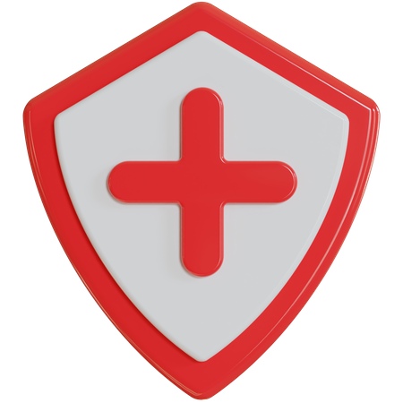 Medical shield  3D Icon