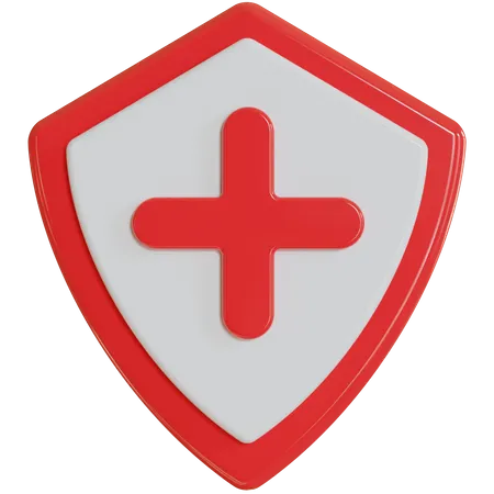 Medical Shield Protection 3D Icon