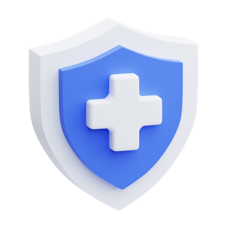 Medical Shield Protection  3D Icon