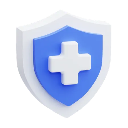 Medical Shield Protection  3D Icon