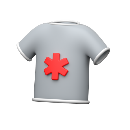 Medical Shirt  3D Icon
