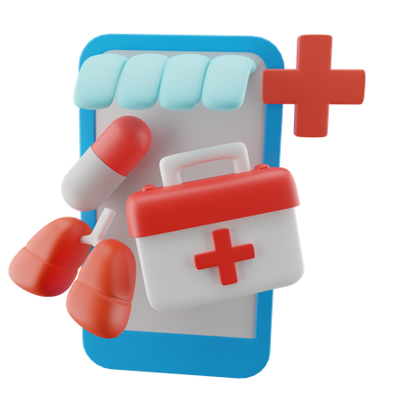 Medical Shop  3D Icon