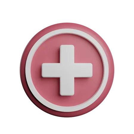 Medical sign  3D Logo