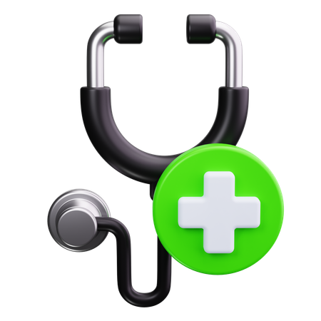 Medical Stethoscope  3D Icon