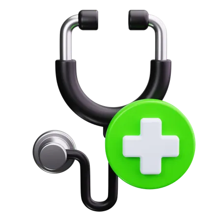 Medical Stethoscope  3D Icon