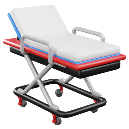 医療用ストレッチャー  3D Icon