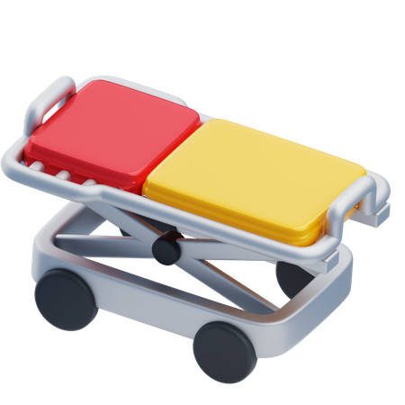 Medical Stretcher  3D Icon