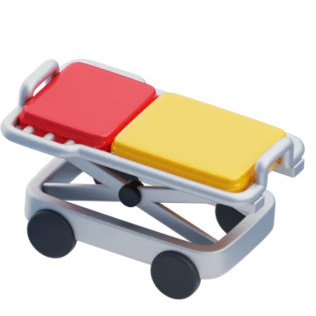 Medical Stretcher  3D Icon