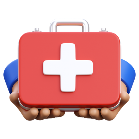 Medical supplies donation  3D Icon