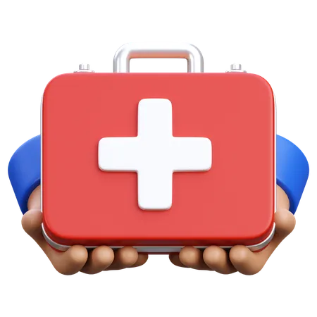 Medical supplies donation  3D Icon