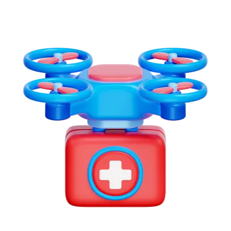Medical Supply Drone  3D Icon
